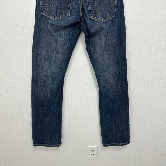 Wrangler Retro Slim Boot Cut Jeans Mens Size 31x32 (31X31) Blue Western Denim - Picture 7 of 12